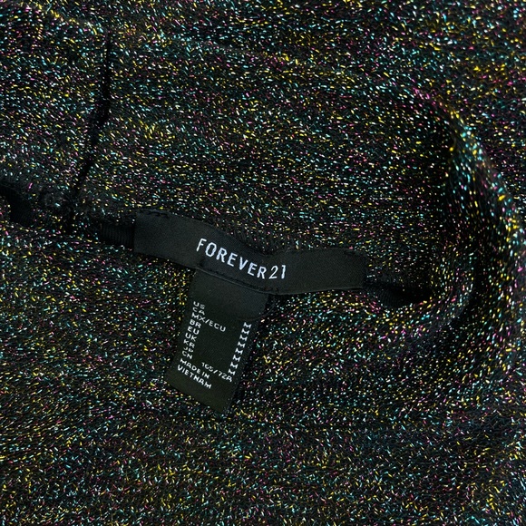 Dark rainbow glitter Y2K mini shift dress - Picture 4 of 4